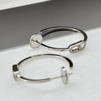 [LUXE]CREOLES MOVE UNO PM DIAMOND EARRINGS