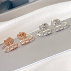 [LUXE]CREOLES MOVE UNO MINI 1 DIAMOND EARRINGS
