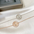 [LUXE]LUCKY MOVE PAVED DIAMOND BRACELET