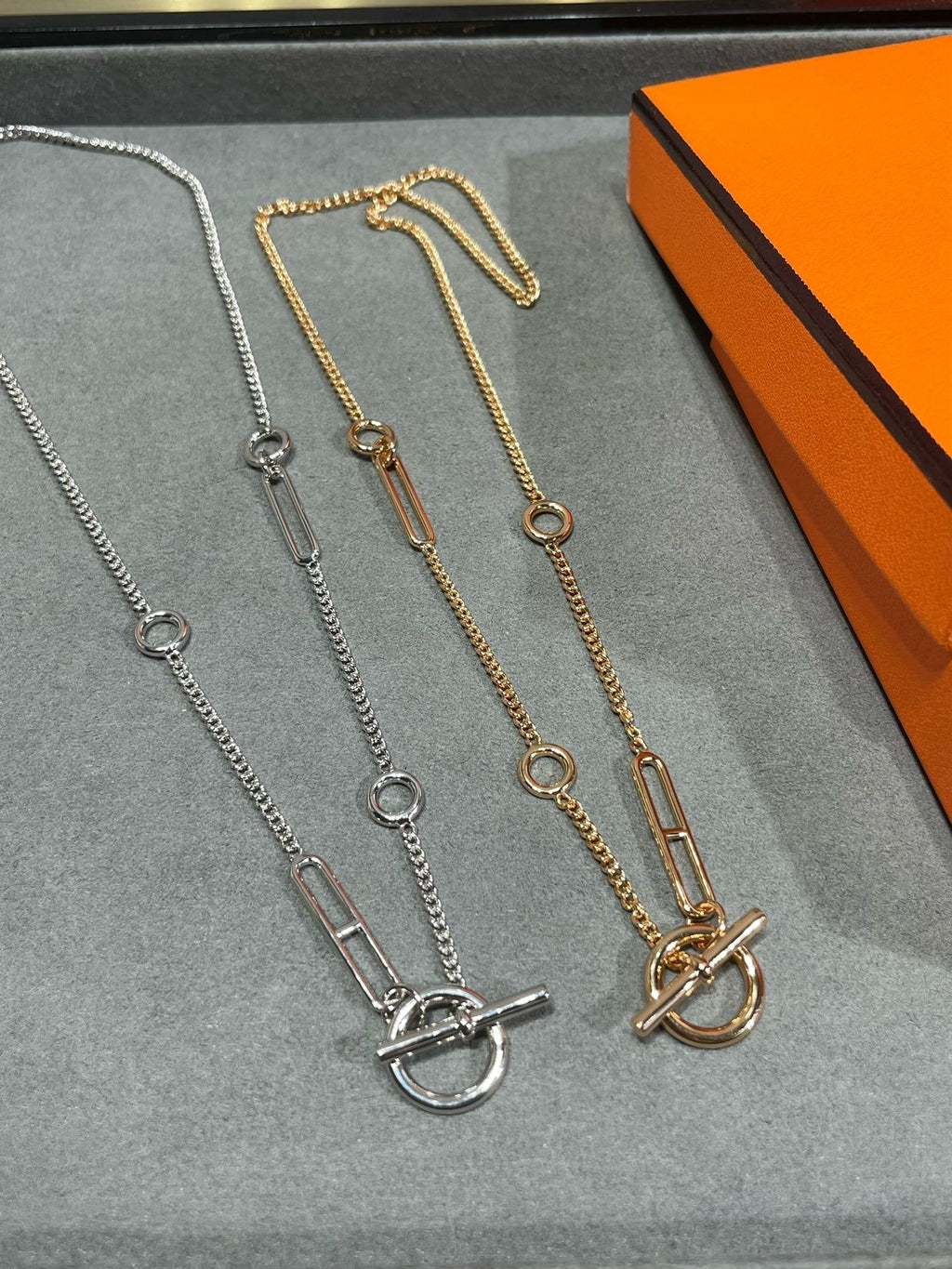 [Luxe]HM スターリングチェーンダンクルハート