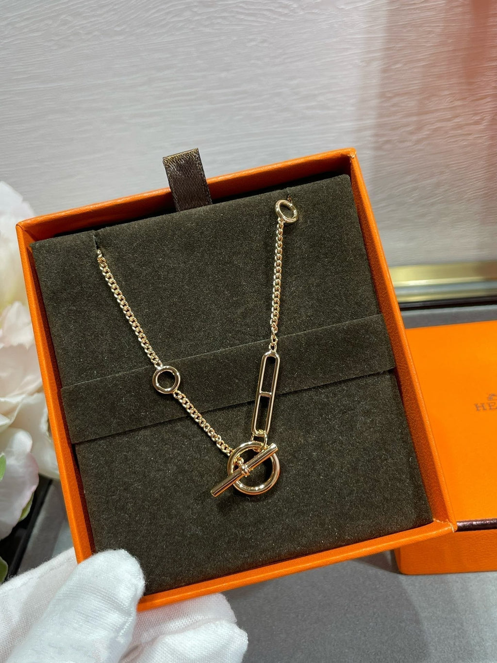 [Luxe]HM スターリングチェーンダンクルハート