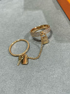 [Luxe] Bague double cloche HM Kelly avec diamants