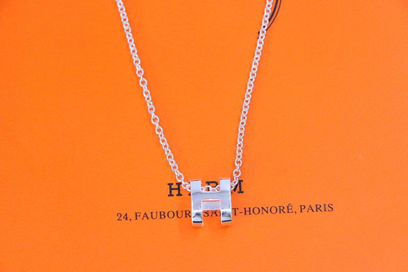 [Luxe]HMネックレス Hレターオーバルシリーズ