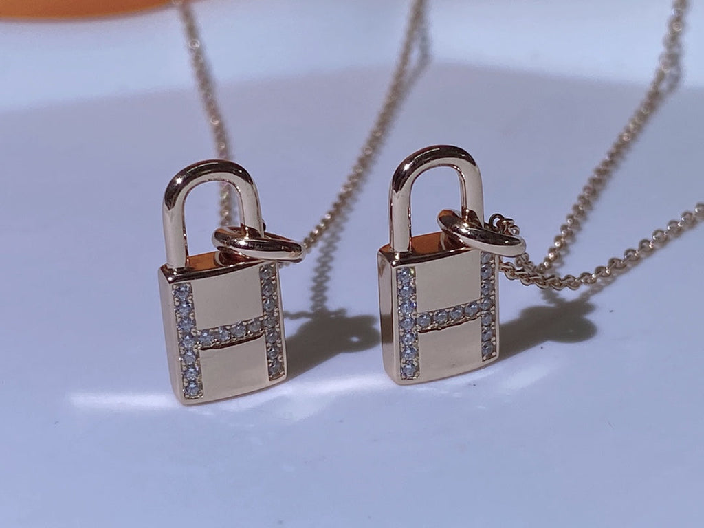 [Luxe]HM アドバンスド ニッチ ロック ヘッド ネックレス ダイヤモンド