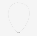 [Luxe] COLLIER FORCE 10 DIAMANTS ARGENT MINI MODÈLE