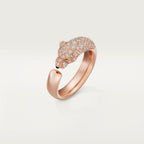 [Luxe Jewelry]PANTHERE HALF DIAMOND SMALL RING