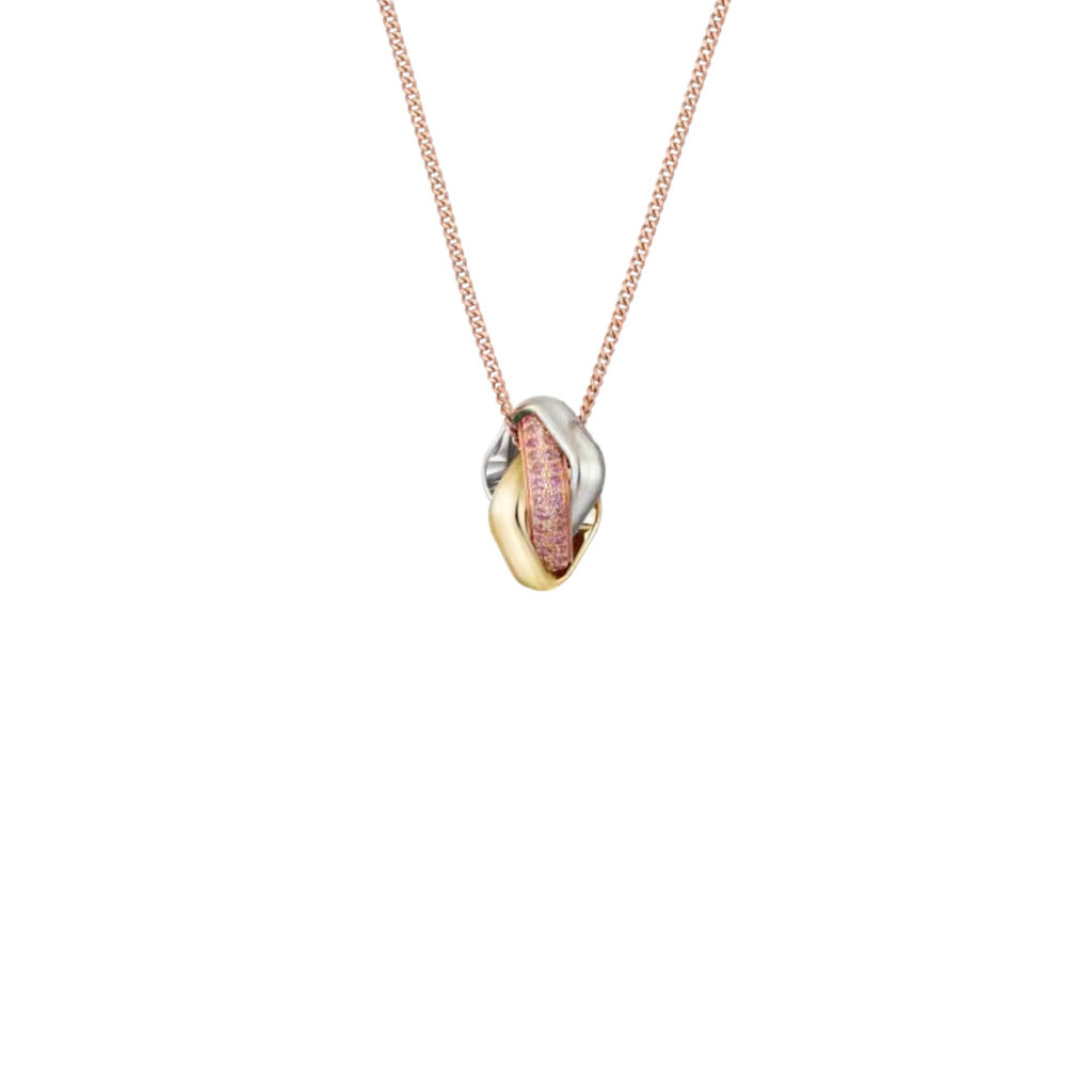 [Luxe Jewelry]TRINITY CUSHION NECKLACE COLLECTION