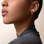 [Luxe Jewelry]CLASH 7.9MM AGATE CHALCEDONY EARRINGS