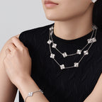 [Luxe]CLOVER 20 MOTIFS DIAMOND SILVER