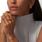 [Luxe Jewelry]CLASH 7.9MM AGATE CHALCEDONY EARRINGS