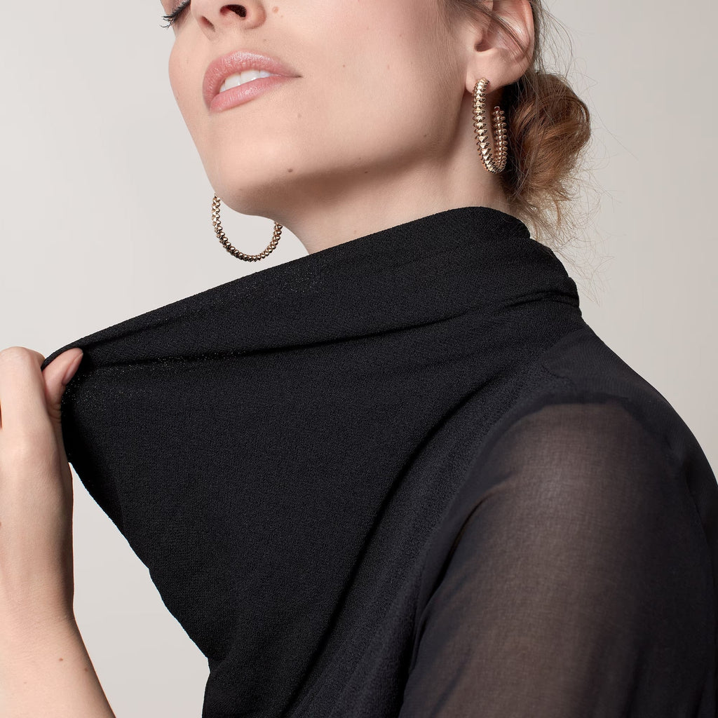 [Luxe Jewelry]CLASH HOOP LARGE EARRINGS