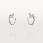 [Luxe]JUSTE EARRINGS 12.75MM SILVER DIAMOND