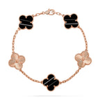 [Luxe] CLOVER 5 MOTIF PULSAR STONE BRACELET COLLECTION