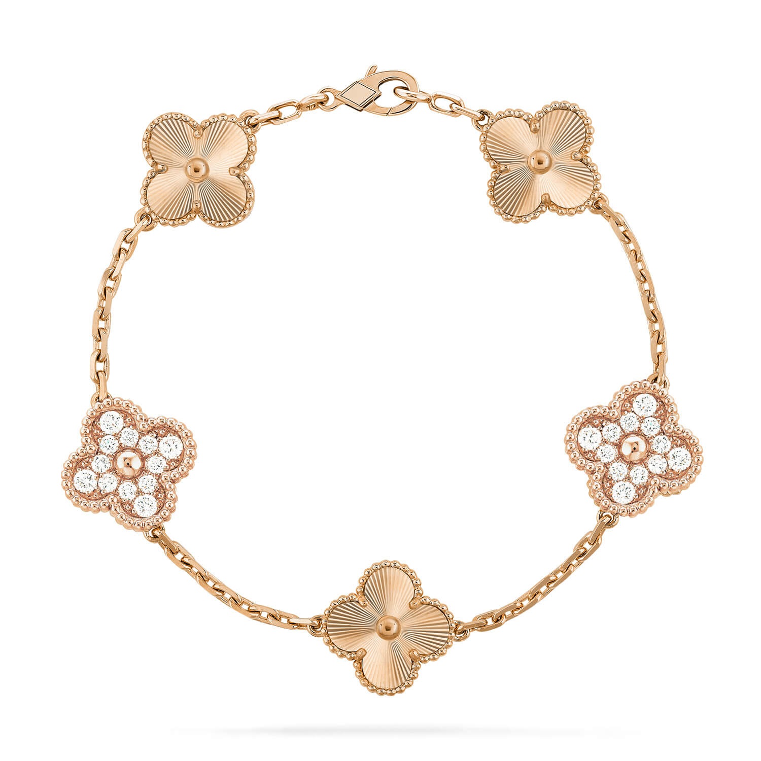 Luxe] CLOVER 5 MOTIF LASER BRACELET COLLECTION – Luxe Jewels