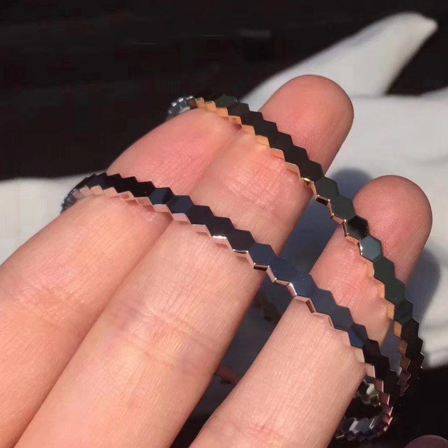 [Luxe]Bracelet en argent avec abeilles