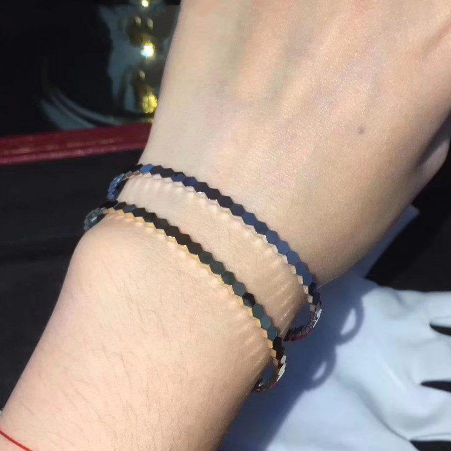 [Luxe]Bracelet en argent avec abeilles