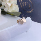 [Luxe]Boucles d'oreilles BEE LOVE en or rose et diamants