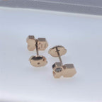 [Luxe]Boucles d'oreilles BEE LOVE en or rose et diamants