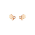 [Luxe]BEE LOVE ピンクゴールド ダイヤモンド イヤリング