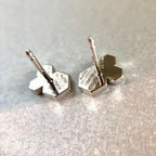 [Luxe]Boucles d'oreilles en argent et diamants Bee Love