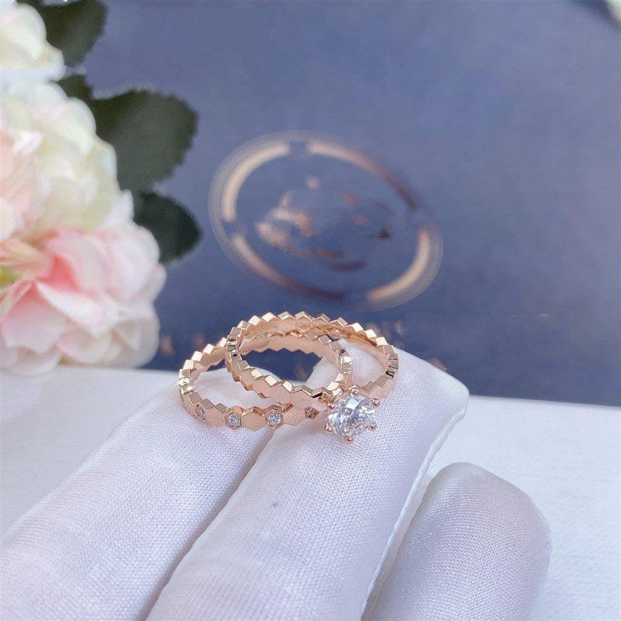 [Luxe]BAGUE BEE LOVE OR ROSE DIAMANT