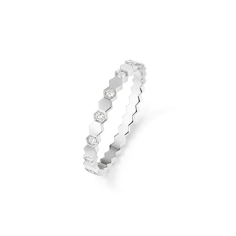 [Luxe]BAGUE ABEILLE AMOUR ARGENT DIAMANT
