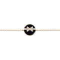 [Luxe]JEUX DE BRACELET ONYX PINK GOLD DIAMOND
