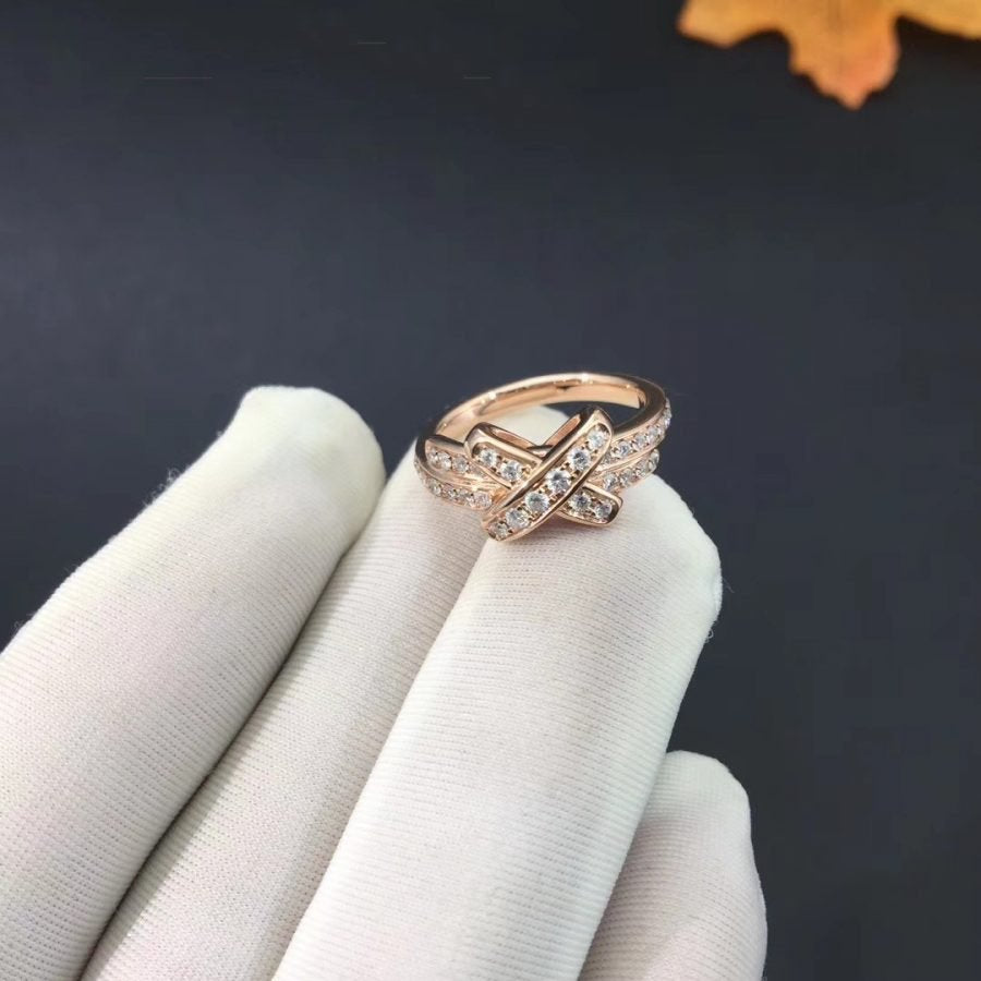 [リュクス]ジュー ドゥ リング ピンクゴールド ダイヤモンド