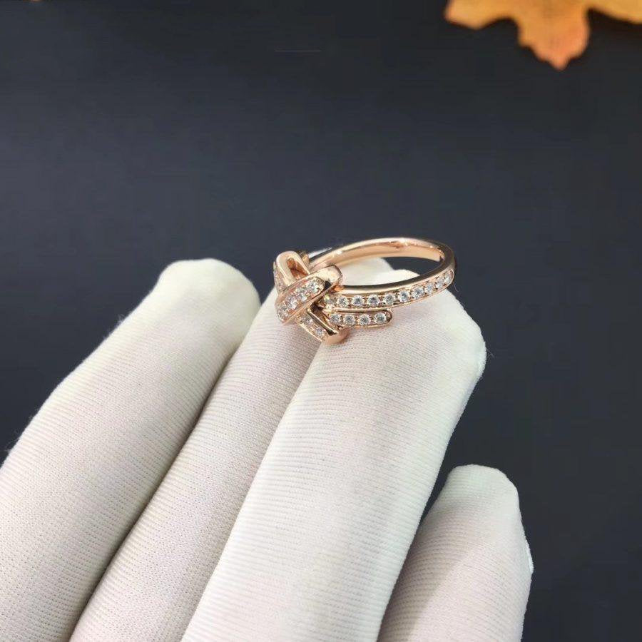[リュクス]ジュー ドゥ リング ピンクゴールド ダイヤモンド