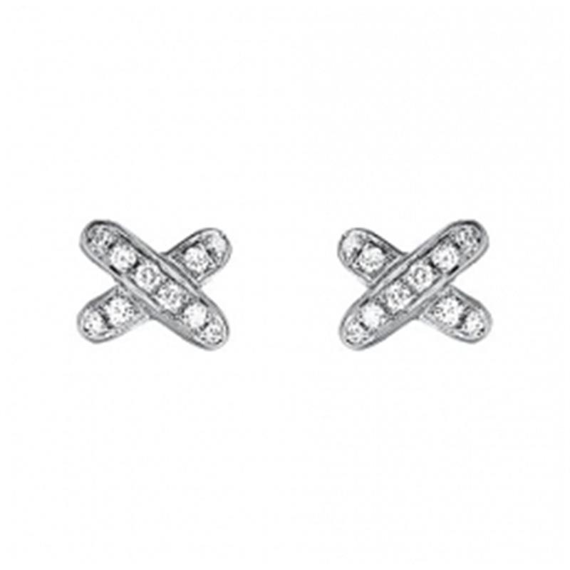 [Luxe]JEUX DE BOUCLES D'OREILLES DIAMANT