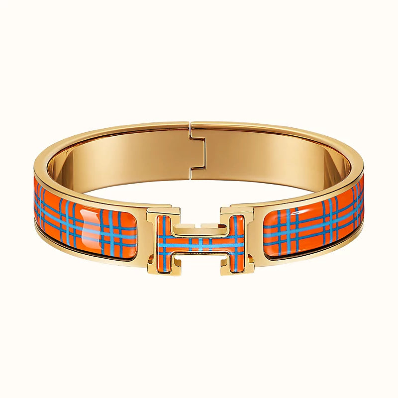 [Luxe]H タータン ブレスレット 12MM
