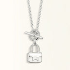 [Luxe]Collier pendentif POP H en argent