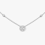[LUXE]Diamond Necklace 0,20ct Brilliant Shape Joy
