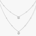 [LUXE]Diamond Necklace My Twin 2 Rows