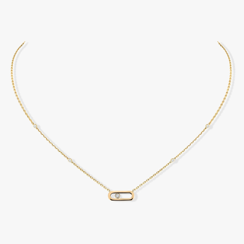 [LUXE]MOVE UNO DIAMOND NECKLACE