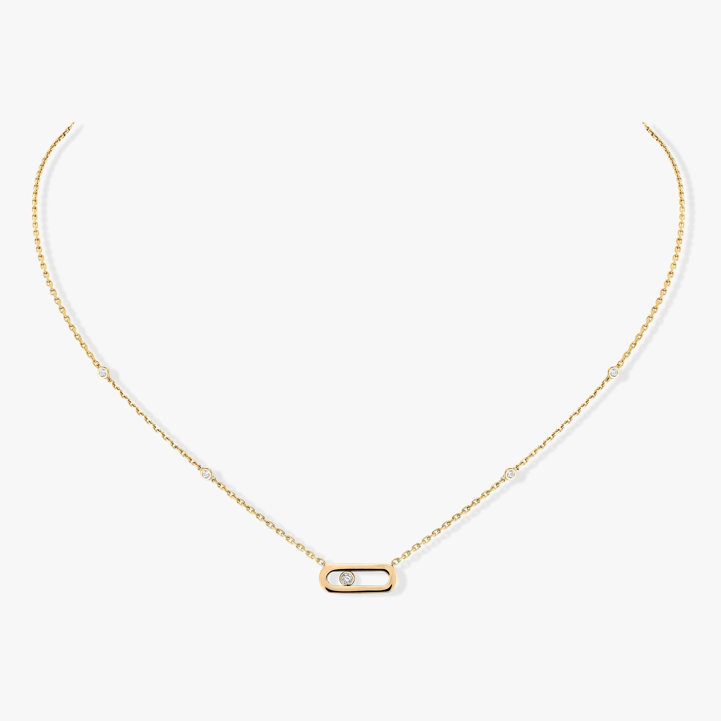 [LUXE]MOVE UNO DIAMOND NECKLACE