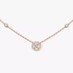 [LUXE]Diamond Necklace 0,20ct Brilliant Shape Joy