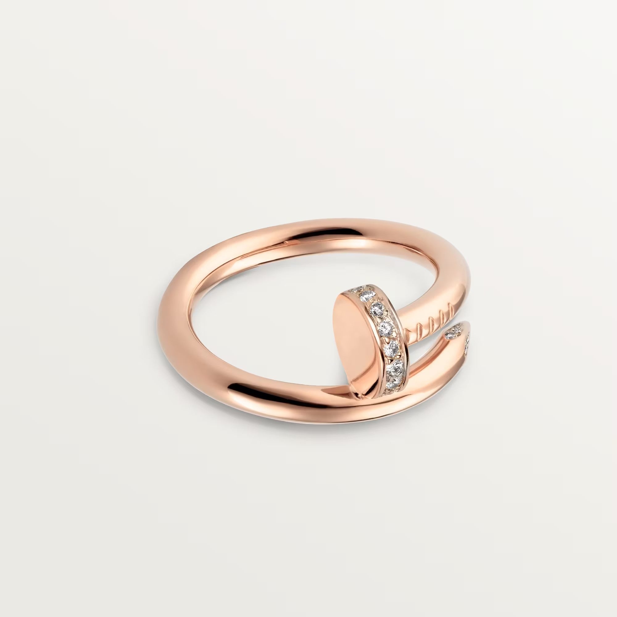 [Luxe Jewelry]JUSTE RING 2.6MM HALF DIAMOND