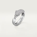 [Luxe Jewelry]PANTHERE HALF DIAMOND SMALL RING