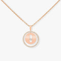 [LUXE]LUCKY MOVE PM NECKLACE PINK GOLD DIAMOND