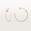 [Luxe Jewelry]JUSTE HALF DIAMOND LARGE EARRINGS