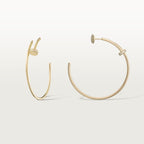 [Luxe Jewelry]JUSTE HALF DIAMOND LARGE EARRINGS