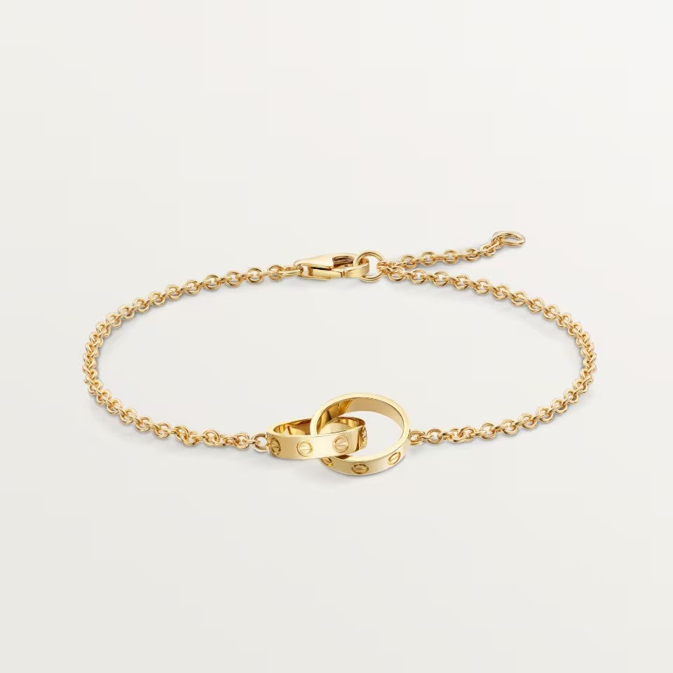 [Luxe Jewelry]LOVE BRACELET DOUBLE RING