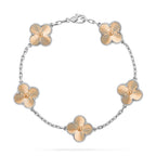 [Luxe] CLOVER 5 MOTIF LASER BRACELET COLLECTION