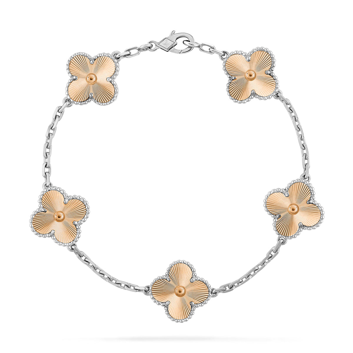 [Luxe] CLOVER 5 MOTIF LASER BRACELET COLLECTION