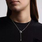 [Luxe] COLLIER FINESSE ARGENT DIAMANT