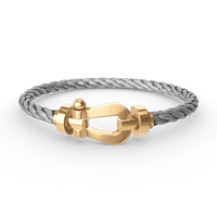 [Luxe]FORCE LARGE HORSESHOE NO DIAMOND BRACELET GOLD