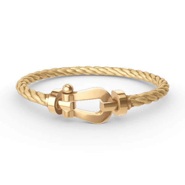 [Luxe]FORCE ラージホースシュー ダイヤモンドなしブレスレット ゴールド