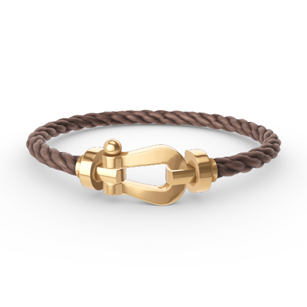 [Luxe]FORCE ラージホースシュー ダイヤモンドなしブレスレット ゴールド