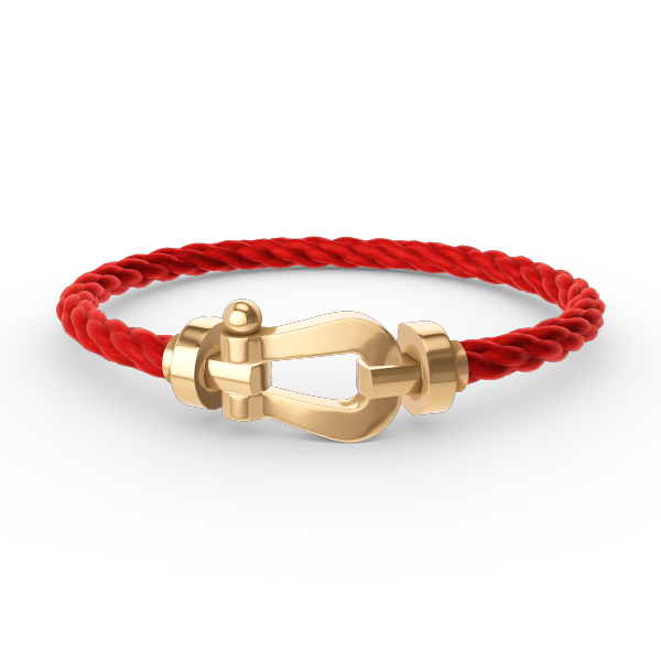 [Luxe]FORCE ラージホースシュー ダイヤモンドなしブレスレット ゴールド